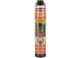 Montavimo putos pistoletui Soudal Yellow Gun Foam, poliuretano, 750ml