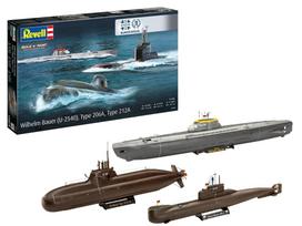Revell - 70 Years Bundeswehr: Wilhelm Bauer, Type 206A, Class2, 1/144, 05186