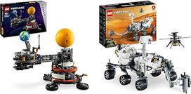 "LEGO Technic" Saulės, Žemės, Mėnulio modelio žaidimų rinkinys, dovana vaikams nuo 10 metų ir "Technic NASA Mars Rover Perserverance Space" žaislų rinkinys su AR programėle