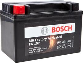 Bosch starterio akumuliatorius 8Ah 120A YTX9-BS 152x88x106mm +-