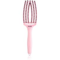 Olivia Garden Fingerbrush ThinkPink Boar & Nylon Jaipur Rose plaukų šepetys 1 vnt.