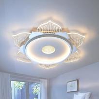 LED lubų šviestuvas Gėlės formos lubų lempa 35 W baltos spalvos svetainės lempa 40 cm miegamojo lempa 3000-6000 K lubų šviestuvai, reguliuojami nuotolinio valdymo pulteliu Svetainės miegamasis miegamasis studija valgomasis