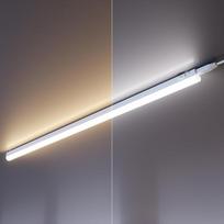ledscom.de 2 "Rigel" LED šviestuvai po grindimis, 87,3 cm, reguliuojama spalvų temperatūra, 19,85 W, 1122 lm kiekvienas