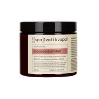 Kūno šveitiklis SPALVOTI KVAPAI Tobacco&Amber, 200ml
