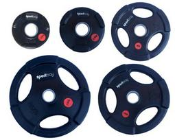 Olimpiniai gumuoti svarmenys Sportbay® (1.25-25kg) (Svoris: 25 kg)