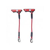 Redcord neelastinė virvė su tvirtinimu 30 cm, raudona (pora)
