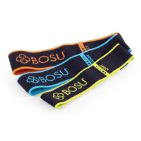 Pasipriešinimo juostų rinkinys BOSU® Fabric Resistance Band 3-pack