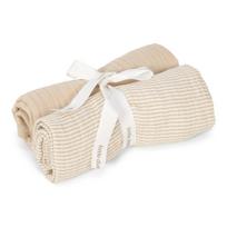 Little Dutch muslino vystyklai "Pure Soft Beige" 70 x 70cm