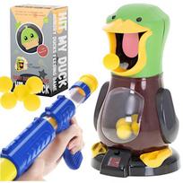 Hungry Duck – Šaudymo į taikinį žaidimas su ančiuku, šautuvu ir kamuoliukais