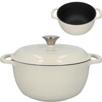 Emaliuotas ketaus puodas BROWIN 330540 4 L Ecru