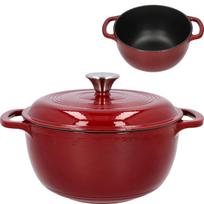 Emaliuotas ketaus puodas BROWIN 330542 4 L, bordo