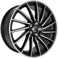 Ratlankis DIEWE WHEELS Briosa NEM R19x8.5 5x114.3 ET 50 CB 60.1 (Black Machined) (690 kg)