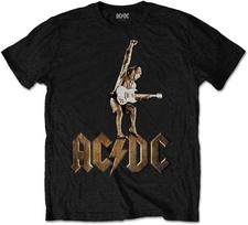 Rock AC/DC Angus Statue Marškinėliai, Dydis: XL