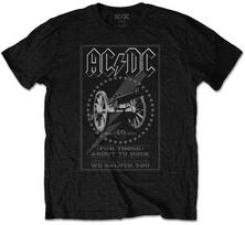Rock AC/DC FTATR 40th Monochrome Marškinėliai, Dydis: M