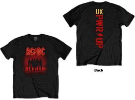 Rock AC/DC PWR-UP UK Marškinėliai, Dydis: M