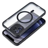 MATINIS MAG COVER dėklas suderinamas su MagSafe iPhone 12 juodas