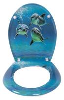 Klozeto dangtis DU02 lėtas dolphin