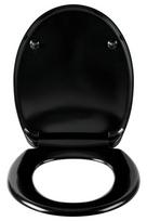 Klozeto dangtis DU12 lėtas black