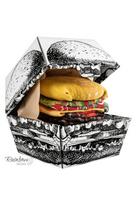 Vaivorykštės kojinės Burger kojinės 2 poros 23527-252