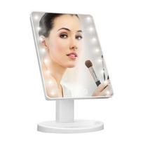 Pastatomas veidrodis su LED apšvietimu, juodas