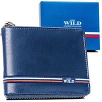 Vyriška odinė piniginė su užtrauktuku - Always Wild TY51896