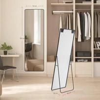 Veidrodis, 160 x 50 cm, juodas, Täiskerepeegel, SONGMICS LFM030B01, 160 x 50 cm, Tintmust