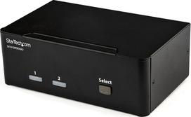 STARTECH.COM DisplayPort KVM  - 2 Port - Dual-Display - 4k 60hz - USB Hub - Audio and Microphone | SV231DPDDUA2 | 0065030867177