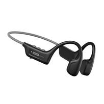 Originalios Lenovo S102 kaulinio laidumo ausinės V6.0 Belaidės sportinės oro laidumo ausinės HiFi garsas Plaukimo ausinės IPX6 atsparios vandeniui Ausinės Stereo juoda