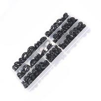 260Pcs Rubber Grommets Kit Electrical Cable Holes Grommets 7 Size Blanking Grommets Rubber Hole Plugs Conductors Wiring
