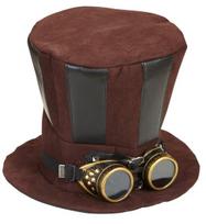Steampunk cilindras + akiniai