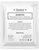 Georgie lakštinė kaukė veidui ir kaklui, botokso efektas Georgie Biobotox