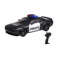 Policijos automobilio nuotolinio valdymo žaislas vaikams, 4WD dreifuojančio automobilio žaislas su žibintais, 3 įkraunamos baterijos, Type B 1 Battery