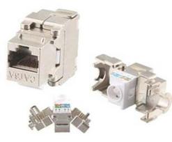 RJ45 lizdas Cat.6 FTP LK-KJ-031 (180°, 23–26 AWG, 250MHz, 110/Krone, 568-A/B)