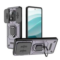 For Xiaomi Redmi Note 14 Pro 5G Case Magnetic Holder Ring Armor Phone Cases For Redmy Note14Pro Slide Lens Protect Cover Redmi Note 14 Pro 5G violetinė