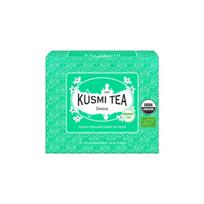 Ekologiškas žaliosios arbatos ir žolelių mišinys Kusmi Tea Detox – 20 muslino arbatos maišelių