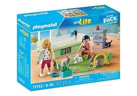 PLAYMOBIL 71753 Gyvūnų parduotuvė su triušių narvu, Mano gyvenimas, Gyvūnų priežiūra, 30 dalių, Nuo 4 metų