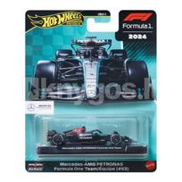 HOT WHEELS PREMIUM lenktyninis Mercedes–Benz 2024 George Russell automodeliukas (JBM18)