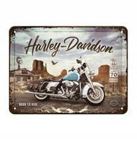 Nostalgic Art Plakatas 15x20 Harley-Davidson - Route 66 Road King Classic