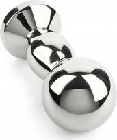 Analinis kaištis Mr. Steel Bubble Trouble Butt Plug, juodas
