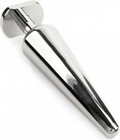 Analinis kaištis Mr. Steel Heavy Steel Butt Plug Large, sidabrinės spalvos