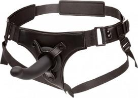 Silikoninis penio antgalis Calexotics Jock Strap Silicone Probe, juodas