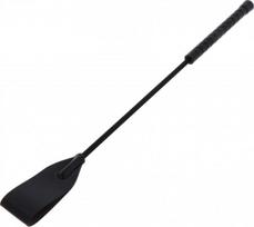 Botagas Hidden Desire Crop Flapper Whip, juodas