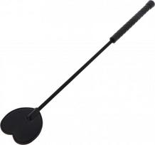 Botagas Hidden Desire Crop Whip Heart, juodas