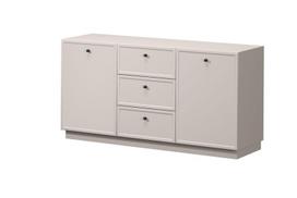 Komoda Bogart Lorini 150 2D3SZ, smėlio spalvos/ juoda