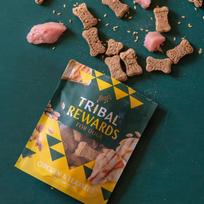 Sausainiai šunims su vištiena ir linų sėmenimis – Chicken & Flaxseed, 125 g – Tribal Rewards“