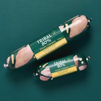 Šlapias maistas šunims su šviežia vištiena – Tribal Gourmet Sausage 80% Fresh Chicken