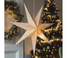 Brilagi - LED kalėdinė dekoracija LED/2xAA 60 cm žvaigždė šiltai balta