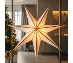 Brilagi - LED kalėdinė dekoracija LED/2xAA 70 cm žvaigždė