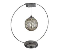 Globo 36618 - Saulės energija įkraunamas šviestuvas LED/0,06W/1,2V sidabras IP44