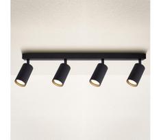 Brilagi - taškinis šviestuvas SELE MODERN 4xGU10/30W/230V juodas